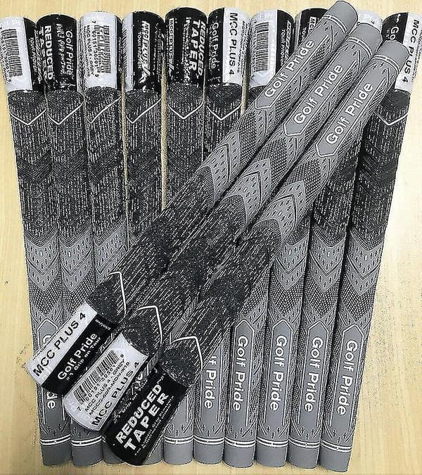 10 kpl Golf Pride MCC PLUS 4 -golfgrippejä vakiokoko Grey