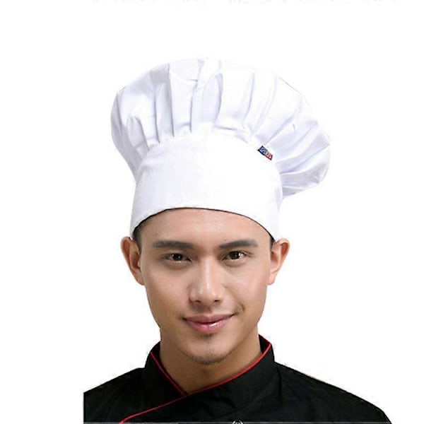 Fashion Bagare Kock Justerbar Catering Elastisk Kök Kock Hatt Herr Keps