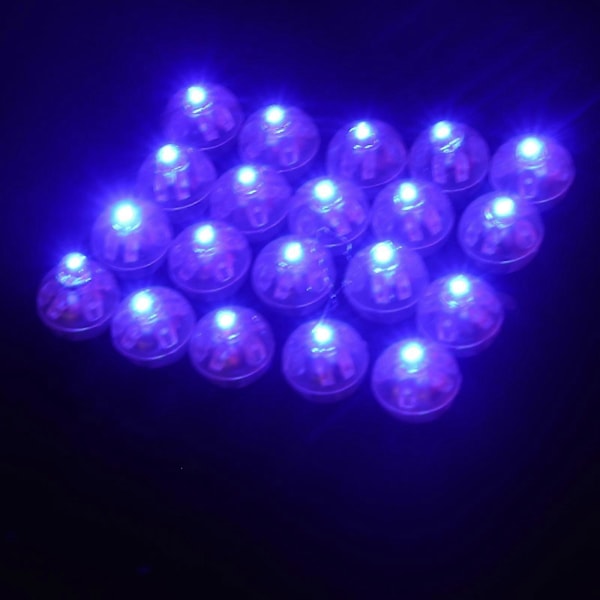 50 stk. Mini S Led S, Dby S Til, Bryllupsrotte blue