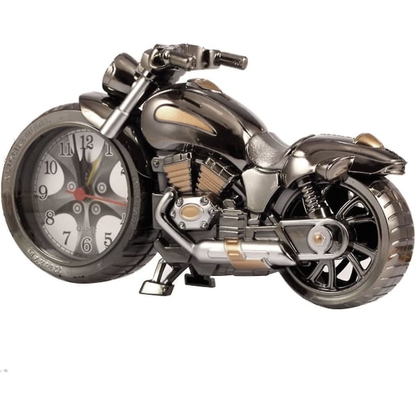 Kreativ motorcykel form retro vækkeur til hjemmet og kontoret Vintage motorcykel vækkeur