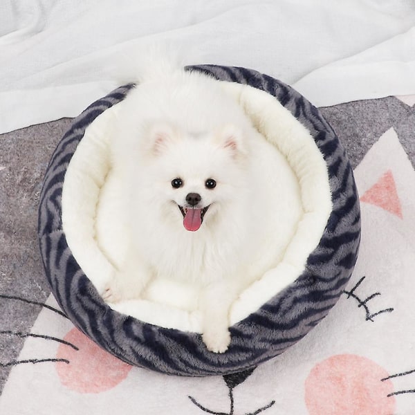 Lille hundeseng, beroligende seng til små hunde, angstdæmpende hvalpeseng, kan maskinvaskes 50cm