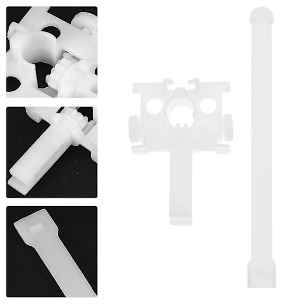 12 Set Vertikal Persienn Reparationsklämmor Lameller Vertikal Persienn Bärare Vertikal Fönsterpersienn Ersättningskit