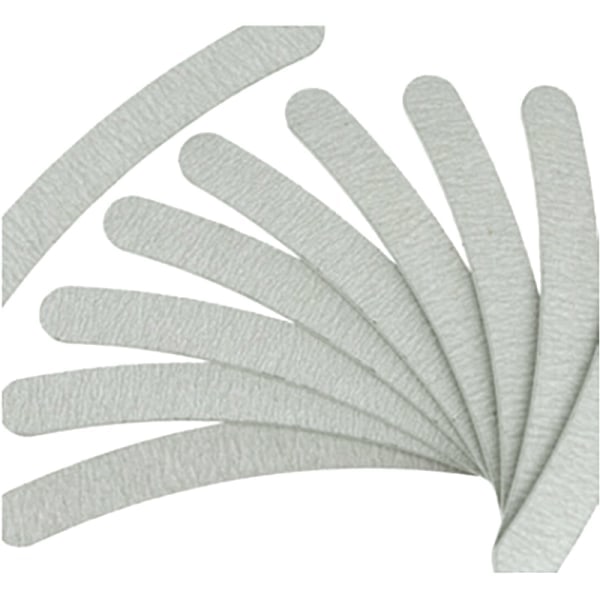 3 neglefile bananbøjning - zebra 100/180 grå