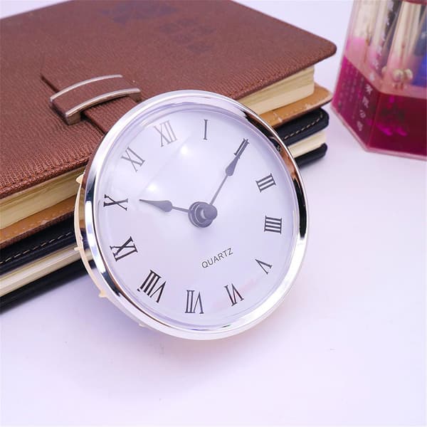 Klassisk Ur Håndværk Indsats Urværk Quartz Diameter 80mm Nummer 1