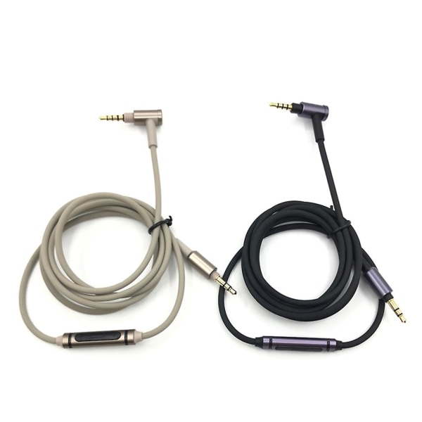 Kabelbyte Aux-ljudsladd för Sony Mdr-1a Mdr-1abt Mdr-1adac Mdr-1am2 Gold With microphone