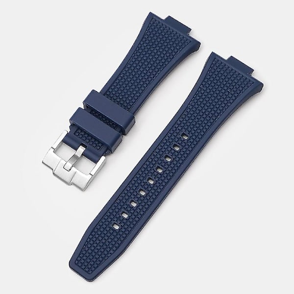 12MM Armband för Tissot PRX Super Gamer T137.407.410 Serie Dark Blue