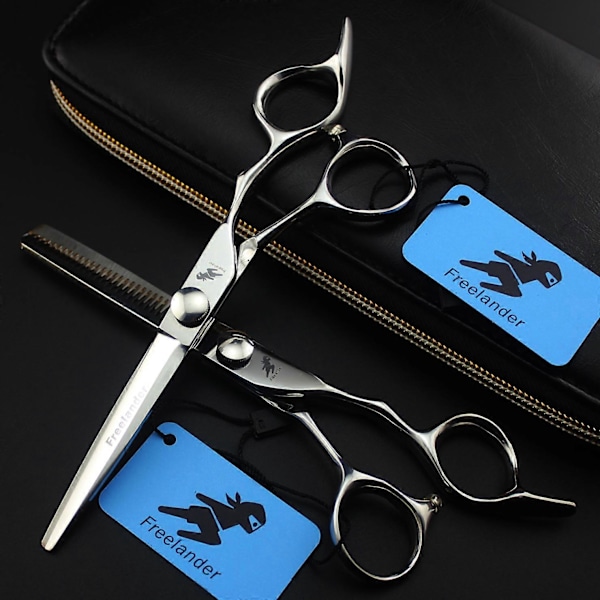 6.0 tum japanska Mizutani frisörsaxar barbersaxar platta saxar luggsaxar tunningssaxar Flat shears
