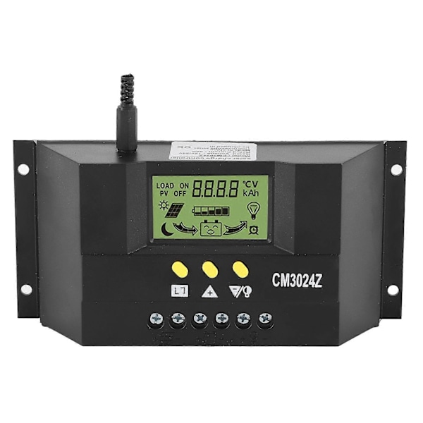 Aurinkolataussäädin PWM LCD-näytöllä 12V/24V 30A - Ihanteellinen koti-, teollisuus- ja kaupalliseen käyttöön