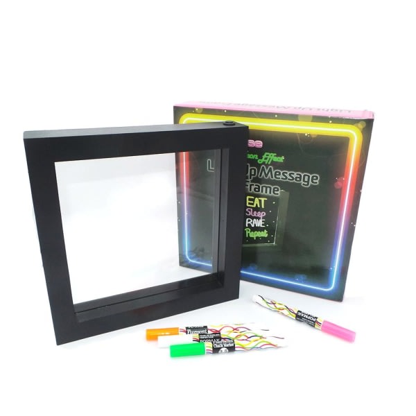 Neonboard med penner - Lag ditt eget flerfargede neonskilt