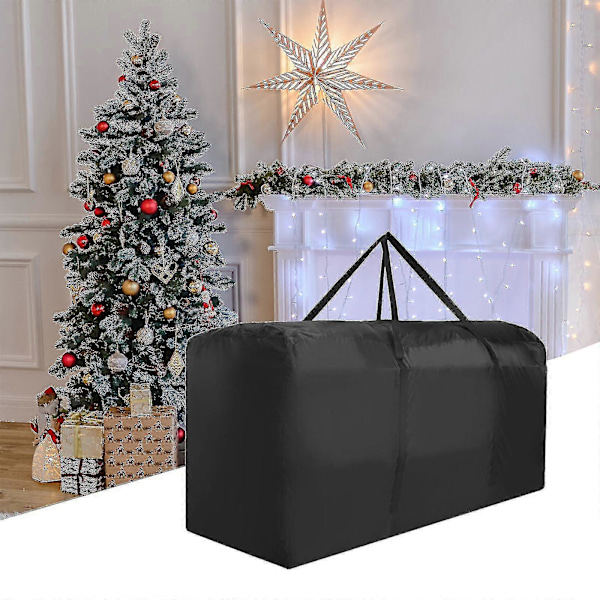 Suuri säilytyskassi 2023 Joulukuusen säilytyskassi Vedenpitävä ja pölytiivis kotitalouskassi 122x39x55cm Oxford-kangasta 173*76*51CM