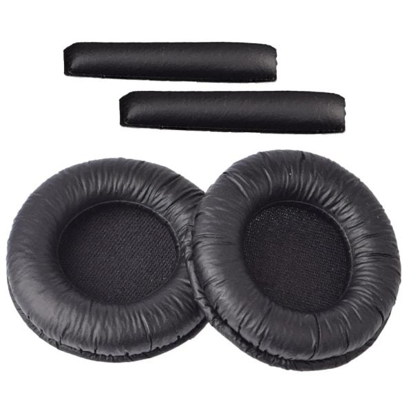 1 par utbyteshörlurar/pannband för Sennheiser PX100 PX200 Gamercove black set