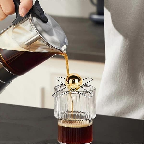 Espresso tilbehør Espressomaskine tilbehør Iced Coffee Cooler Espresso Must-Have Cooler til Iced Coffee, A