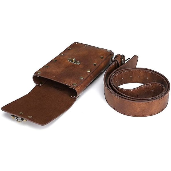 Steampunk Crossbody Axelväska Gotisk Midjeväska