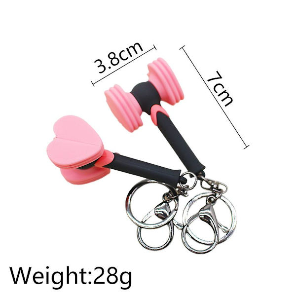 Blackpink Fan Light Stick Avaimenperä Juhliin, Blackpink Sydänvasara Ripus