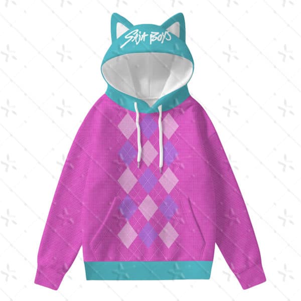 Demon Hunters Katteører Hettegenser | K-pop Anime Cosplay Genser* Hettegenser 100cm 100cm