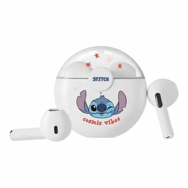 Kids Stitch Angel Trådlös Bluetooth 5.3 hörlurar Hifi ljud hörlurar Stitch