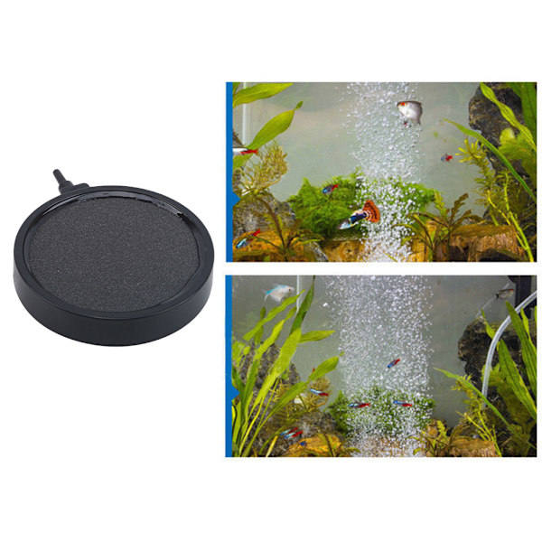 Akvarie luftsten, fiskebeholder, boblestein, erstatningsskiver, ilttank, akvarietilbehør
