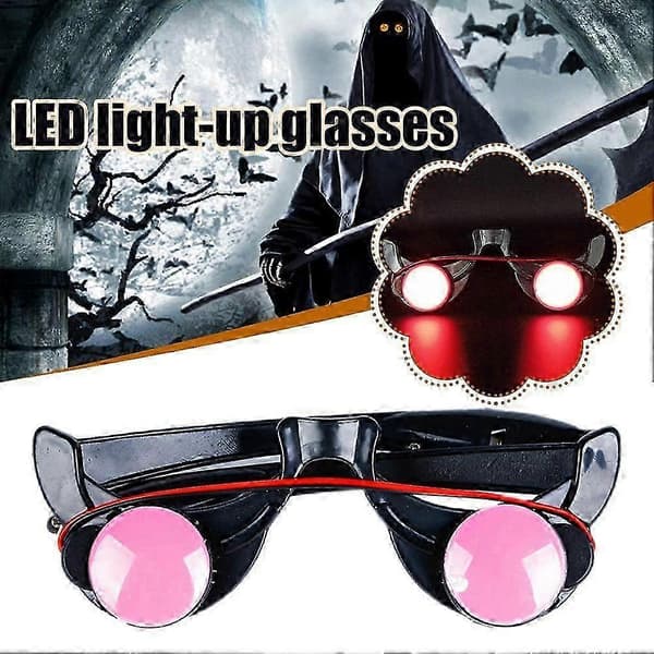 1kpl LED-valolasit Hauskat punaiset silmät Cosplay-tarvikkeet Juhlat
