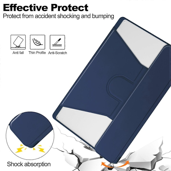 Etui for Lenovo Tab M11/Xiaoxin Pad 11 2024 PU+Akryl Tablett Stativdeksel med Bluetooth Tastatur Multicolor Style B
