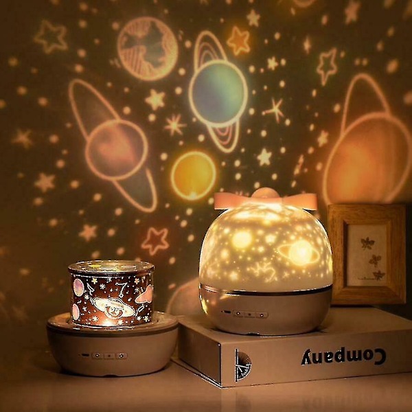 Nattlys Stjernehimmel Hav Led Projektorlampe Barn Soverom Projeksjon Usb