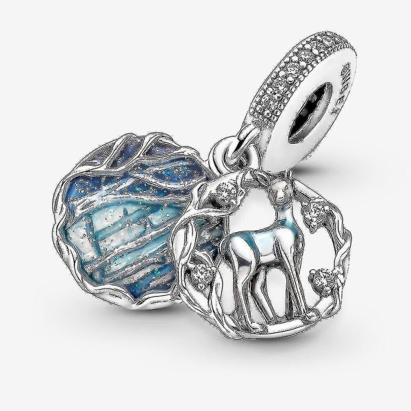 Vedhæng Charm Ægte Pandora Harry Potter \"patronus\" Sølv, Zirkonia, Emallje