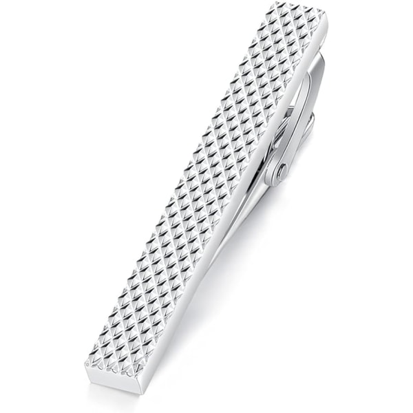 Mens Tie Clip Bar, Net Normal Size, Stainless Steel, for Business Wedding Gift,5.4cm