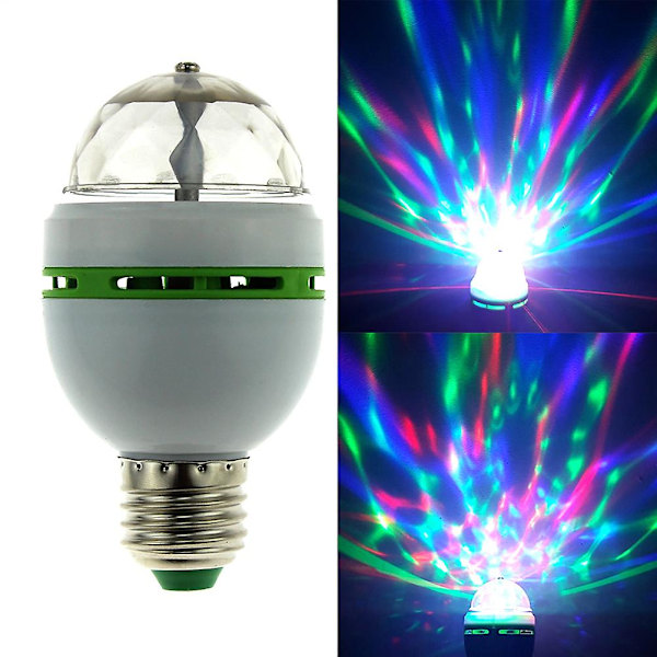 LED-lampor Färgglad Lampa Roterande Lampa Roterande Festlampa Discolampa