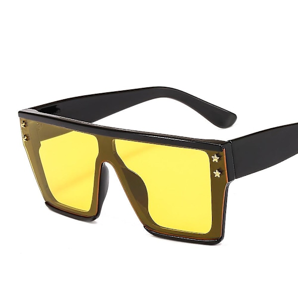 Solbriller Mode Solbriller Ét-stykke Solbriller Moderne Firkantede Par Solbriller C5 black frame