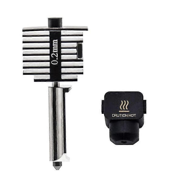 för Bambu Lab A1 Mini 0.4mm Munstycke Hotend Kit Härdat Stål 3D-skrivardel 0.2mm