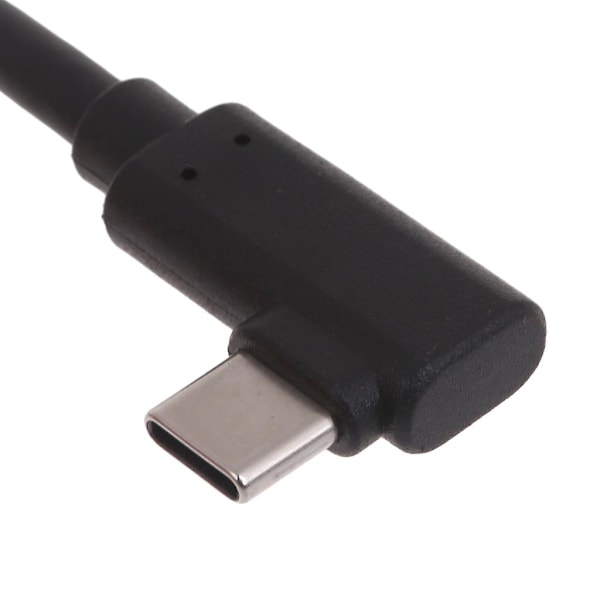 1-pak 100W USB-C til USB-C kabel Type C til Type C ladekabel 15cm/30cm Elbow 30cm