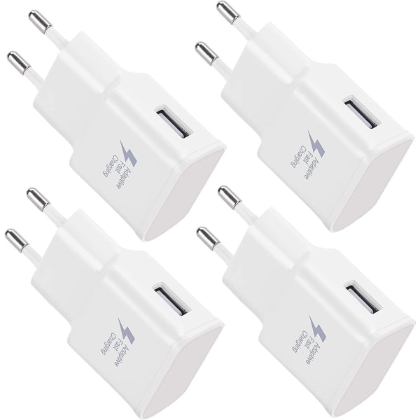 Pack 5v-2a USB Power Charger Socket Adapter Universal Snabbladdare För Iphone 12/11/x 8/7/6, Samsung Galaxy S22 S21 S20 S10 S5 S6 S7 S8 S9/edge/plus