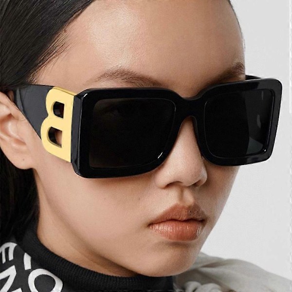Ylisuuret neliönmuotoiset aurinkolasit naisille muoti 2023 uudet vintage-tyyliset suuret kehykset aurinkolasit miehille UV400-suoja silmälasit Oculos Gafas De Sol leopard as picture