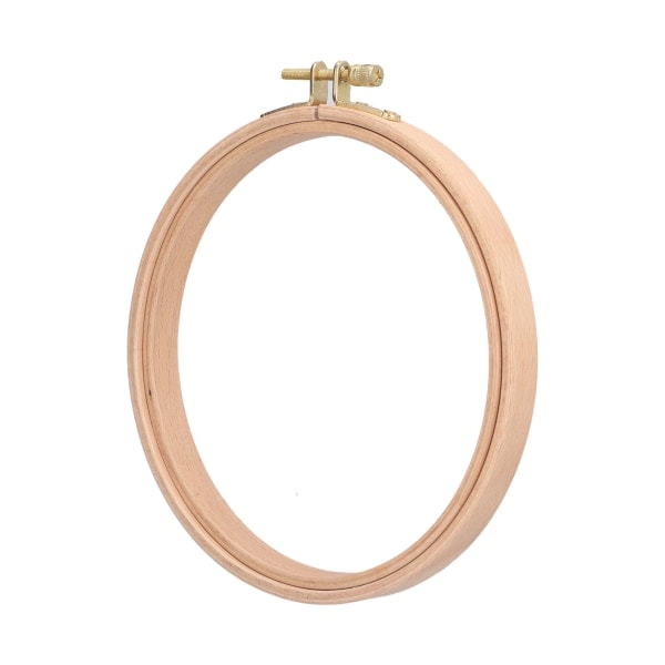 Rund tresylindring for brodering, multifunksjonell, tykk broderiramme for brodering, korssting, sying
