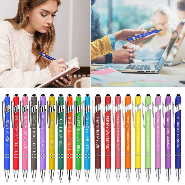 Hauskat kynät Glitter Pen Style A