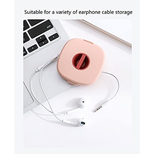 Hovedetelefon opbevaringsboks Pink