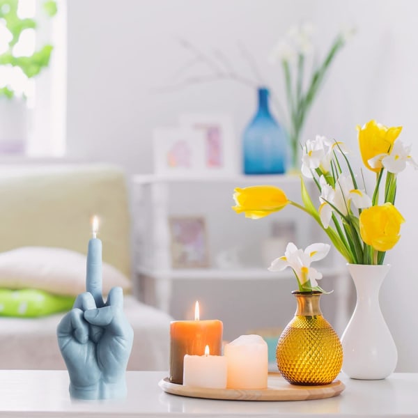 Mellanfingerljus Dansk pastell doftande rumsdekor, naturligt sojavax Pine rökelse aromaterapi, gest ljus för tonårsrum dekoration