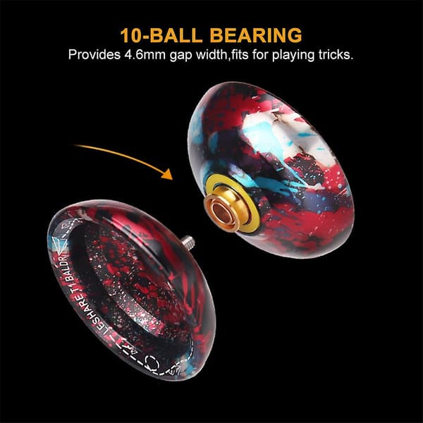 Professionel Ikke-Responsiv Yo Yo Aluminium Legering Yo Yo Bold color 3