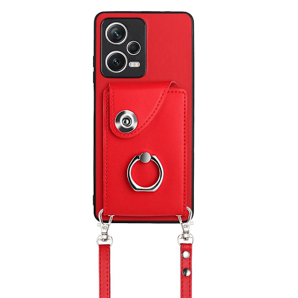 Korttikotelopuhelin Kotelo Xiaomi Redmi Note 12 Pro+ 5G Globalille Red