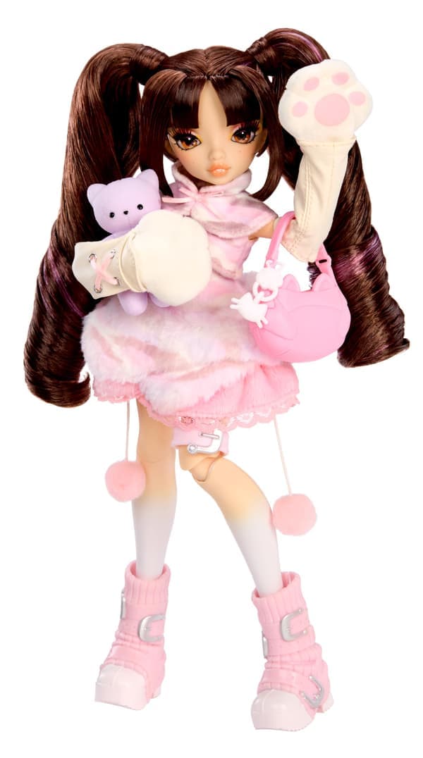Akiko Kittyama motedukke med tilbehør, Cozy Emotion Fantasy Doll