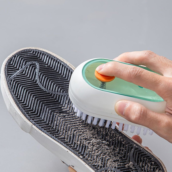 Multifunktionell skrubbborste, återanvändbar mjuk borste tvättmedel tvättkläder och skor skrubbborste tvätt skrubbborste