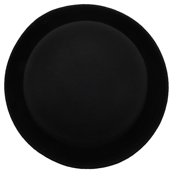 1 stk Melon Bowlerhatt Hatt Bowlerhatt Bowlerhatt Filthat Chaplinhatt Ridehatt (Svart)