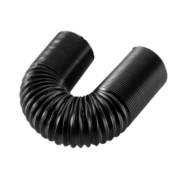 2,5 tums justerbart högflödes flexibelt turbo kalluftintagssystem slangrör 63mm svart