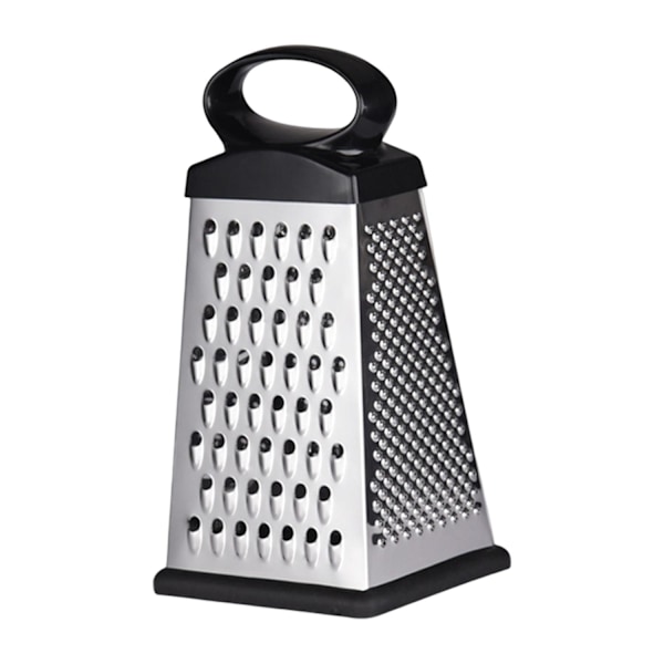 Vegetable Grater Base Ergonomic Handle with Rubber Ring Four-side Potato Cheese Grater Vegetable Cut