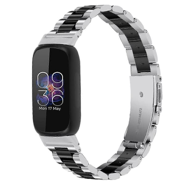 Armbånd til Fitbit Inspire 3 Rustfrit Stål 3 Perler Udskiftningsarmbånd til Smartwatch - Perfet