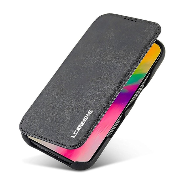 LC.IMEEKE Etui til iPhone 16 Pro Max med Kortholder, Støttefod og Lædercover Multicolor Style B