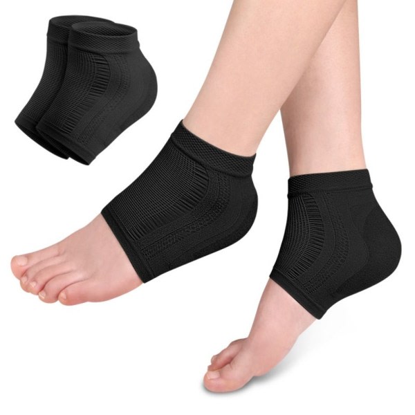 Cover Plantar Fasciitis Hælsokker Beige