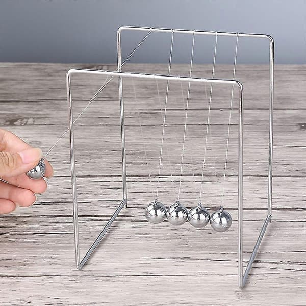 Newtons Pendul Newtons Undervisning Videnskab Vugge Stål Balancebold