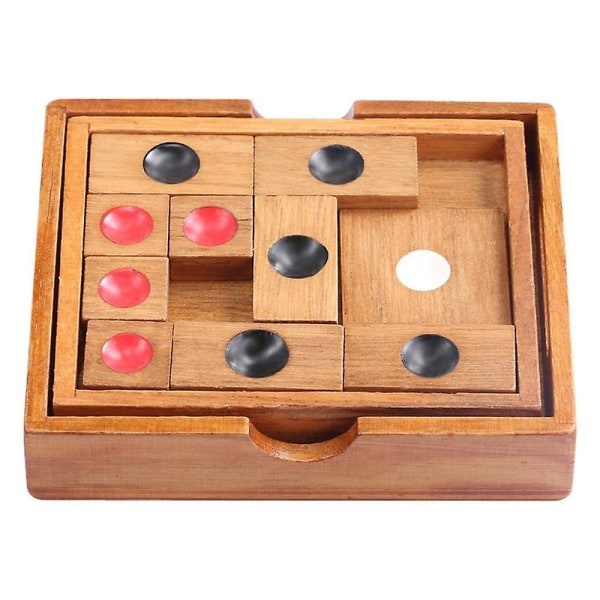 Nyt Disk Wood Peg Solitaire Brætspil Sæt Pædagogisk legetøj Håndlavet legetøj Børnepuslespil brætspil C