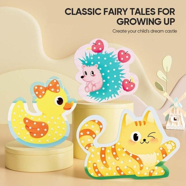 Poke Art DIY Leksaker Pedagogiska Poke Måleri SAGOR SAGOR Fairy Tales