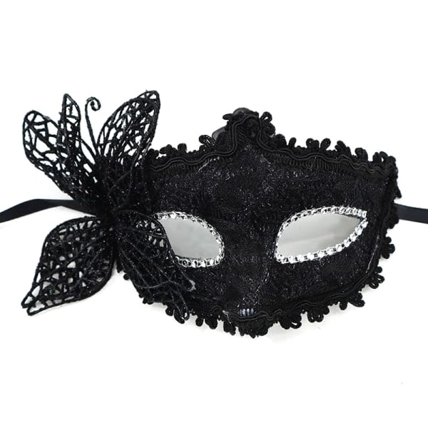 Moteluksus Venetiansk Maskerademaske Kvinner Jenter Sexy Revøye Blue